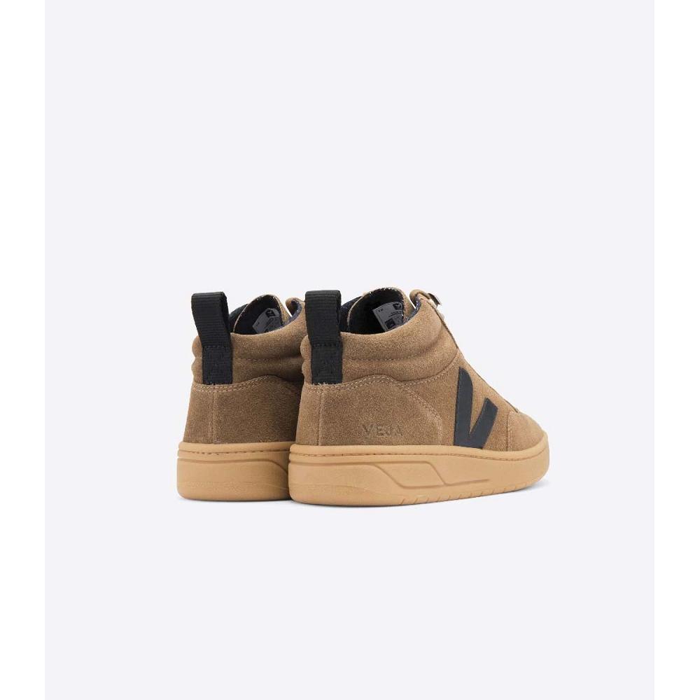 Women's Veja RORAIMA SUEDE High Tops Brown | ZA 356XYU